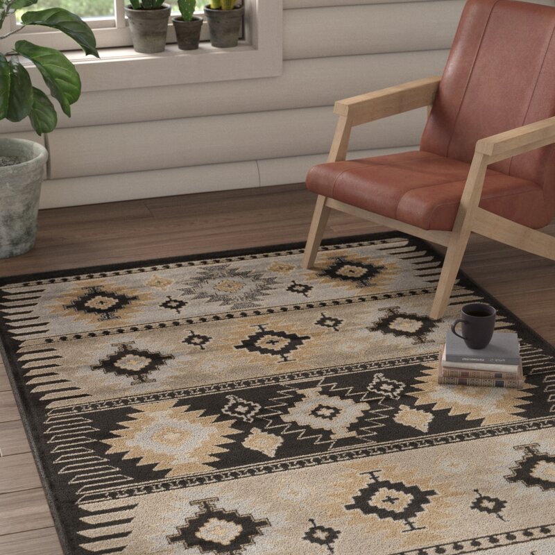 tan safari rug